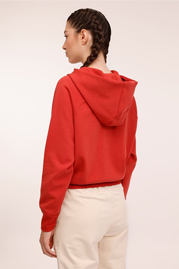 Lumberjack Wl Jolie 18Ss319 4Pr Красный 002 Женщина Толстовка На Молнии