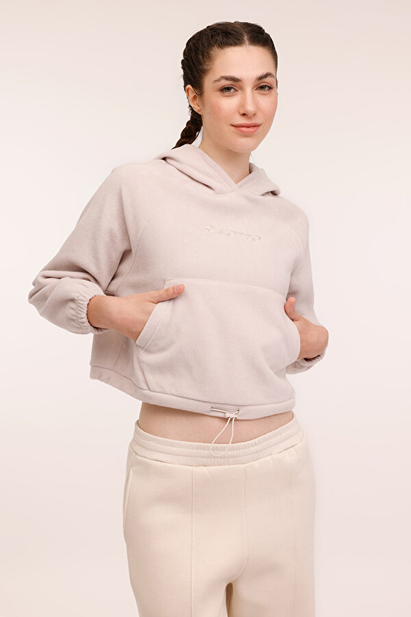 W-BURCH HOODIE 4PR Bej Kadın Sweatshirt