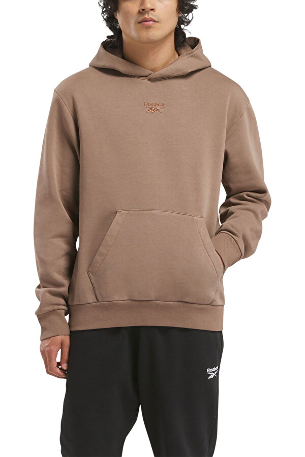 RI WASHED OTH HOOD Kahverengi Erkek Sweatshirt