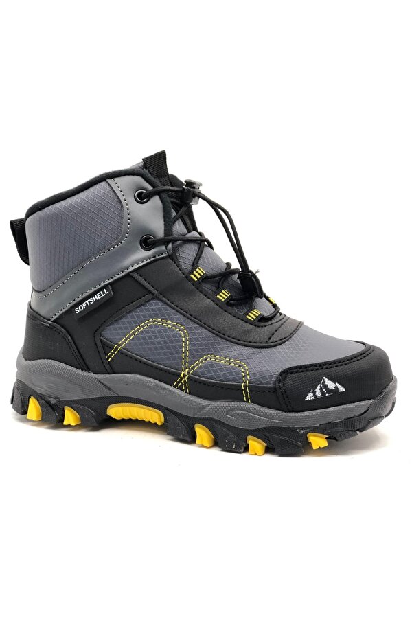 Alfa Kauçuk Taban Kaymaz SoftShell Outdoor Çocuk Bot
