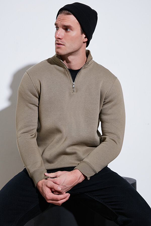 Erkek Sweat 59052592 Vizon Yeşili