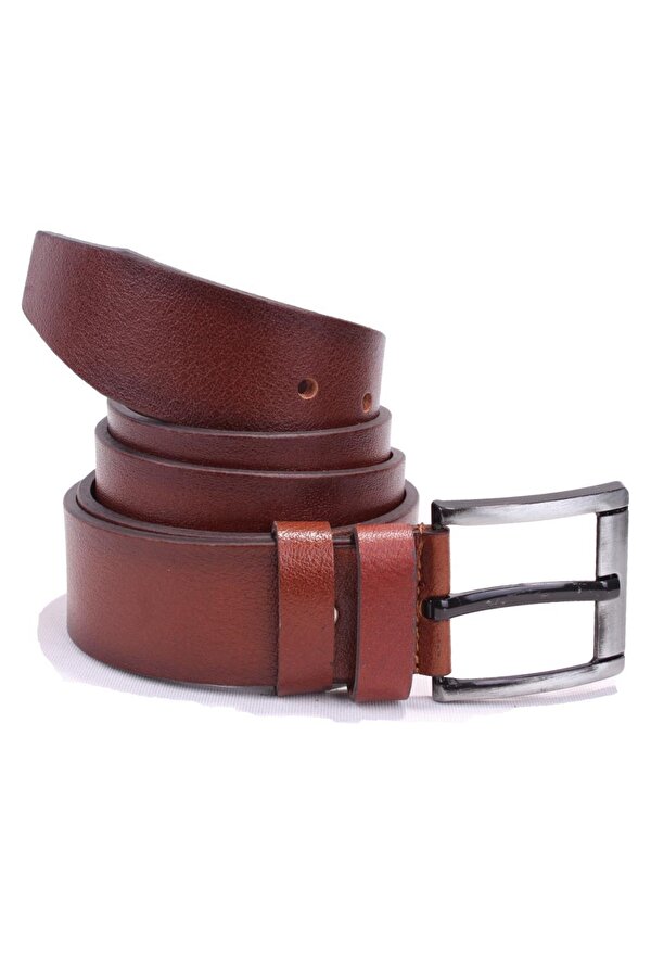 DMK26-463DG Taba 4.5 cm Hakiki Deri Erkek Kemer