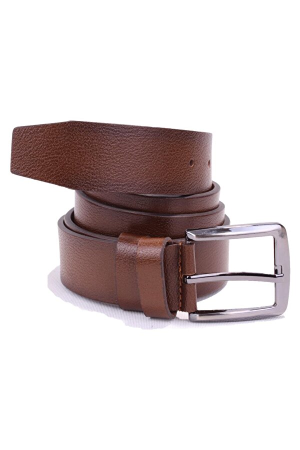 DMK26-463DG Açık Kahve 4.5 cm Hakiki Deri Erkek Kemer