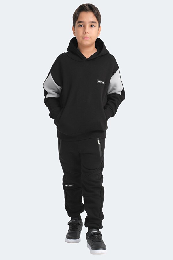 LAYNE Unisex Çocuk Eşofman Takımı Siyah / Gri