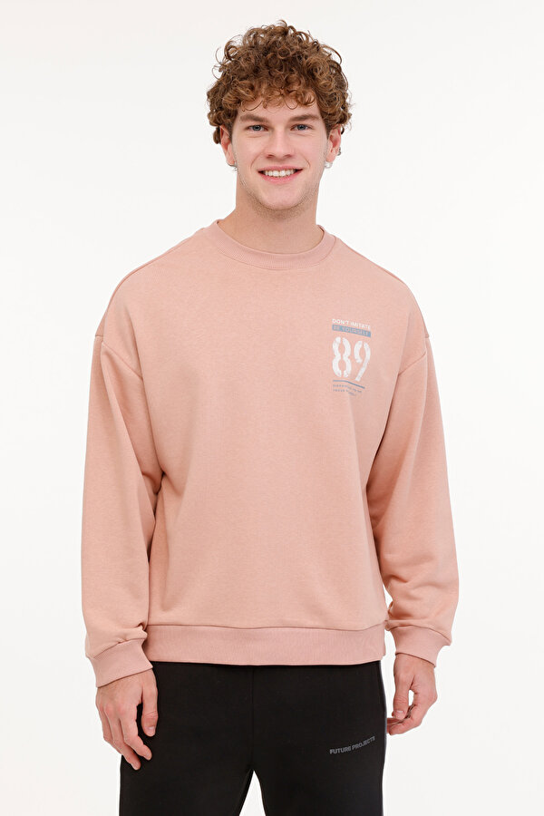ML DOLF 16ES302 4PR Gül Kurusu Erkek Sweatshirt
