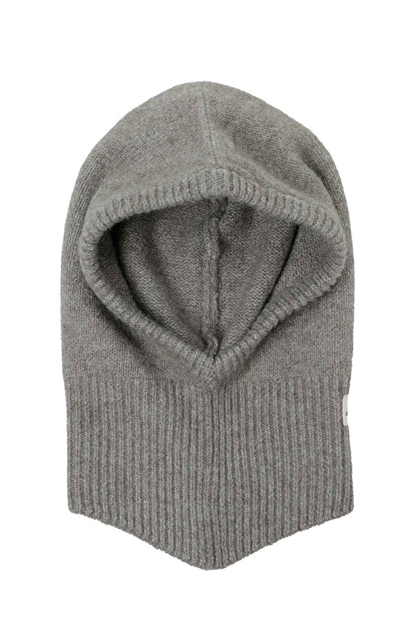 JXKIARA KNITTED BALACLAVA PASTEL GRI Kadın Şapka