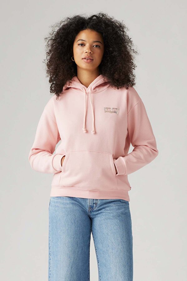 LEVI’S GRAPHIC EVERYDAY HOODIET Pembe Kadın Sweatshirt