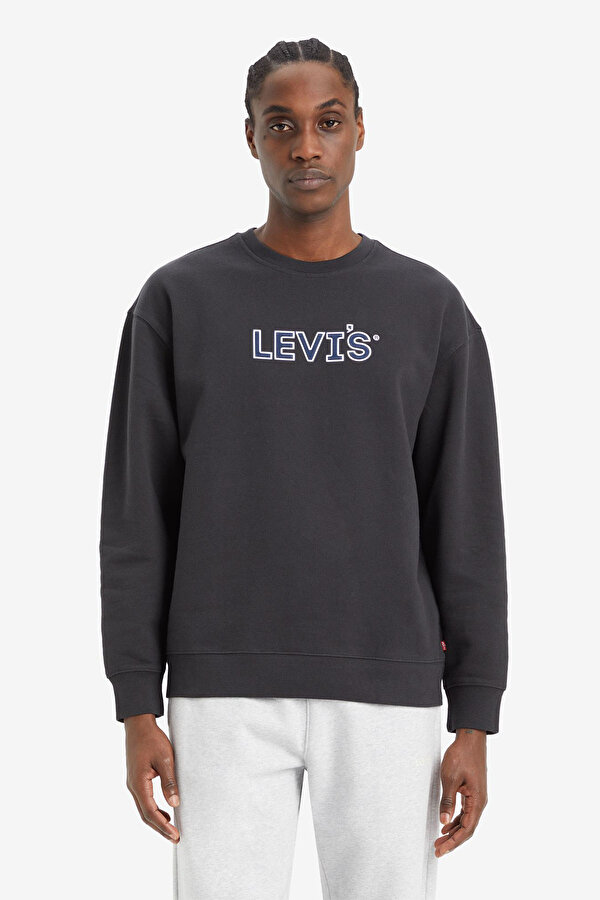 LEVI’S RELAXD GRAPHIC CREW SSNL Siyah Erkek Sweatshirt