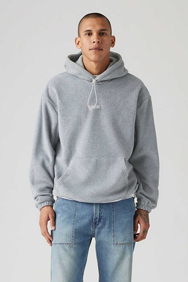 LEVI’S BB TAB POLAR FLEECE HDY M GRI Erkek Sweatshirt