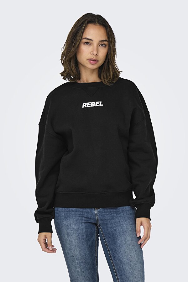 Bayan Sweat 15329876 SİYAH