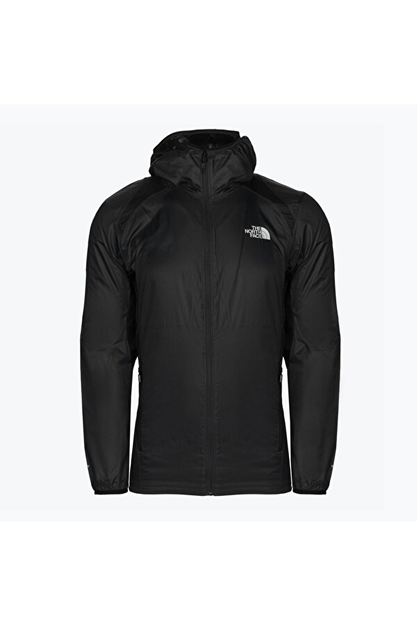 Athletic Outdoor Full Zip Erkek Siyah Kapüşonlu Ceket