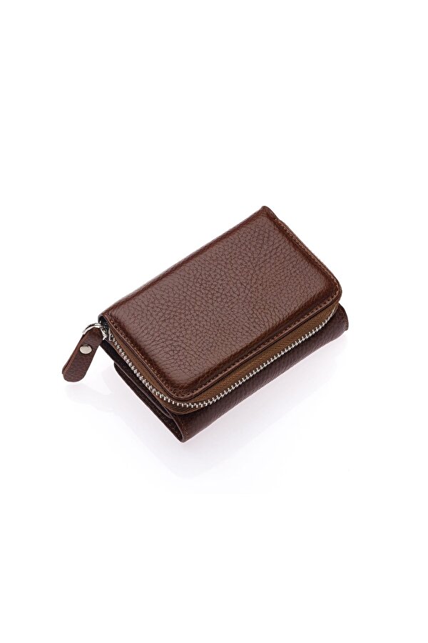 West Polo Kadın Bol Kartlıklı Kağıt Para Bölmeli Hakiki Deri Cüzdan Kartlık TRY422