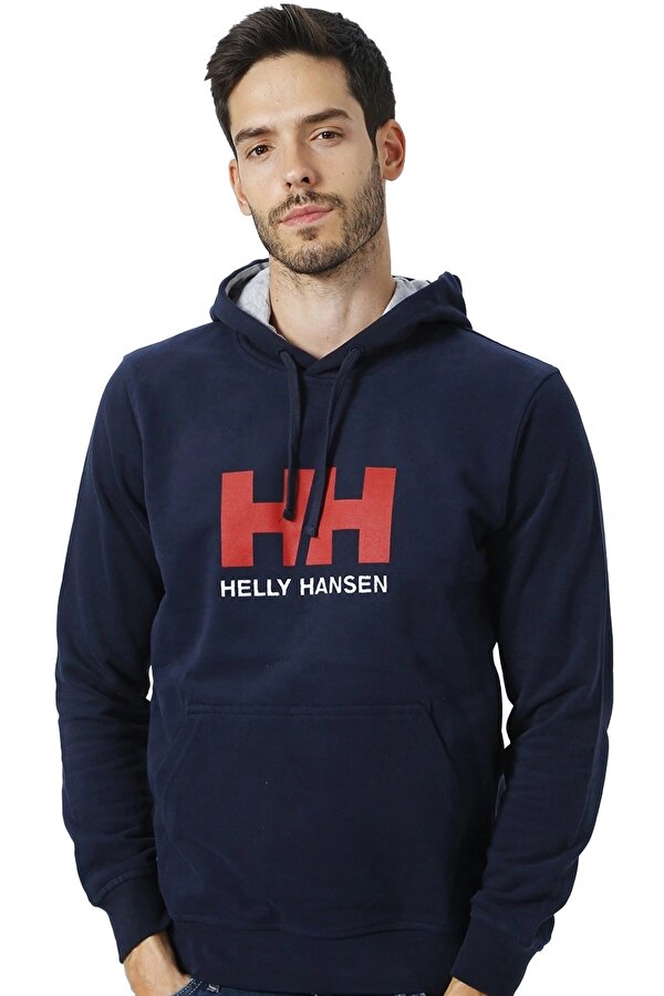 Logo Kapüşonlu Erkek Sweatshirt HHA.33977 597