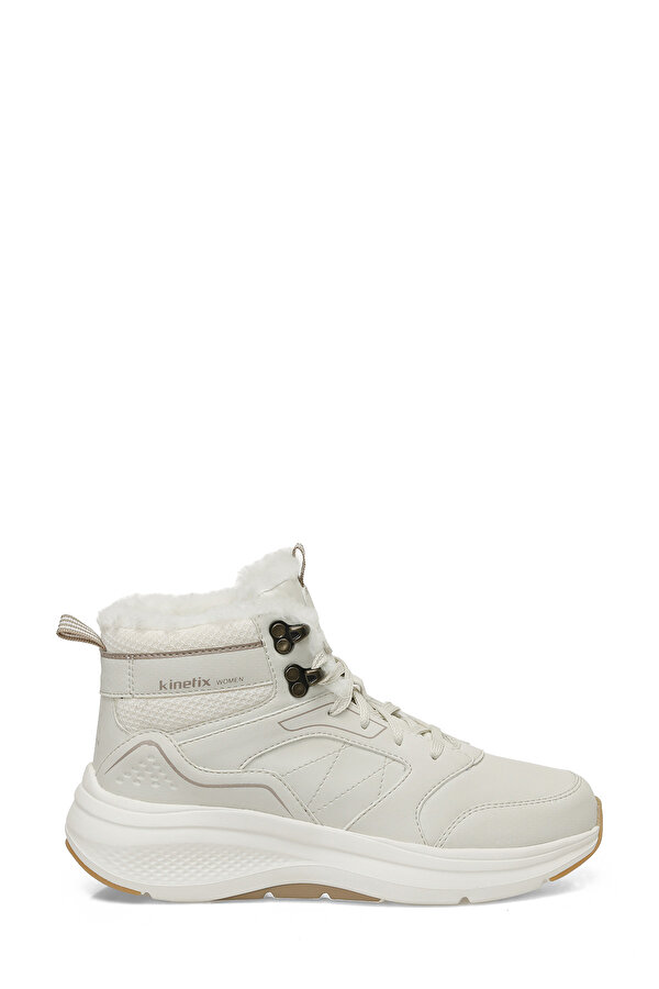 WARBEL PU KRK HI W 4PR Ekru Kadın High Sneaker