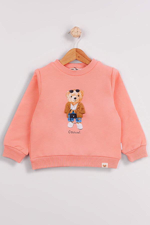 Kız Çocuk 2 li Paket Basic Sweatshirt