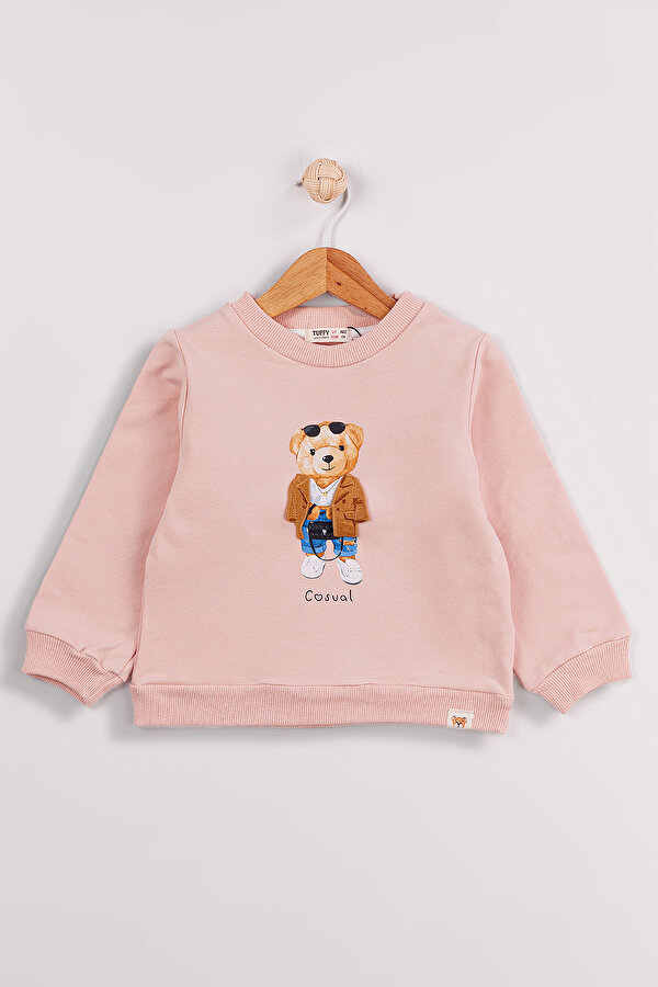 Kız Çocuk 2 li Paket Basic Sweatshirt