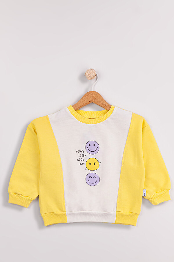Kız Çocuk 2 li Paket Basic Sweatshirt