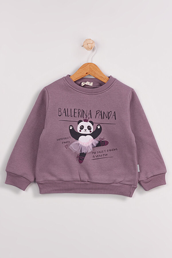 Kız Çocuk 2 li Paket Basic Sweatshirt
