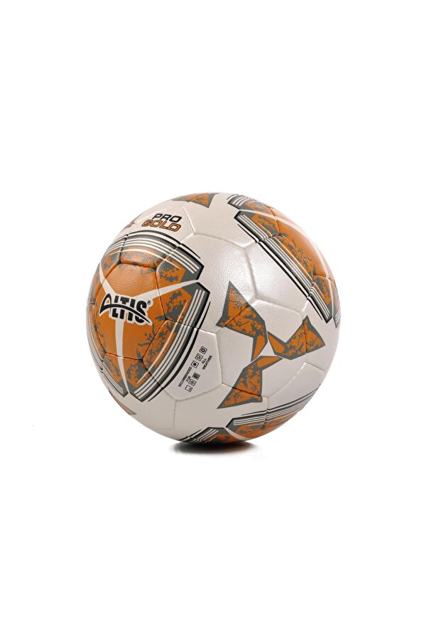 Pro Gold Beyaz-Gold Unisex Futbol Topu