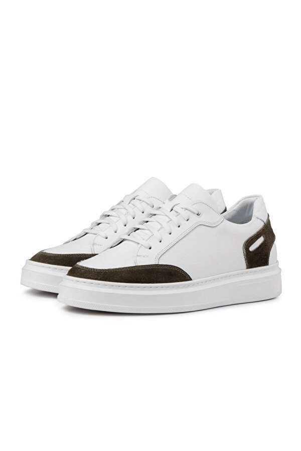 Tarona Erkek Hakiki Deri Sneaker, Bağcıklı Sneaker, Hakiki Deri Sneaker, Erkek Sneaker