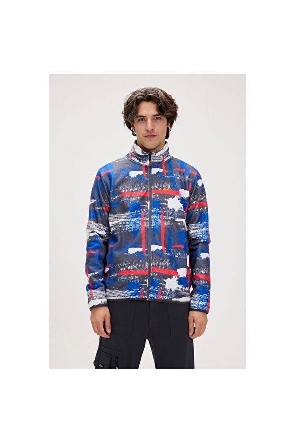 Full Zip Drew Polar Erkek Siyah Dik Yaka Ceket