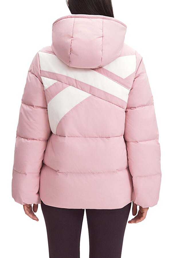 Clothing Reebok Q4D Stretch Puffer Fau Fl Розовый