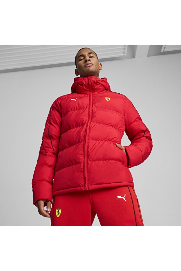 627041 Ferrari RaceMT7+ Ecolite Jk Jacket Erkek Günlük Mont