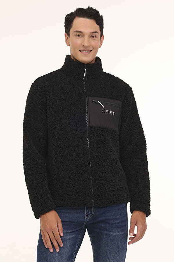 Kinetix Ml Axel 6Es300 4Pr Черный Мужчина Куртка Тедди