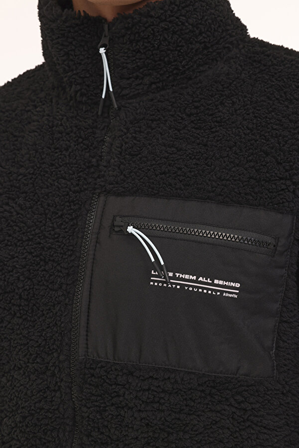 Kinetix Ml Axel 6Es300 4Pr Черный Мужчина Куртка Тедди