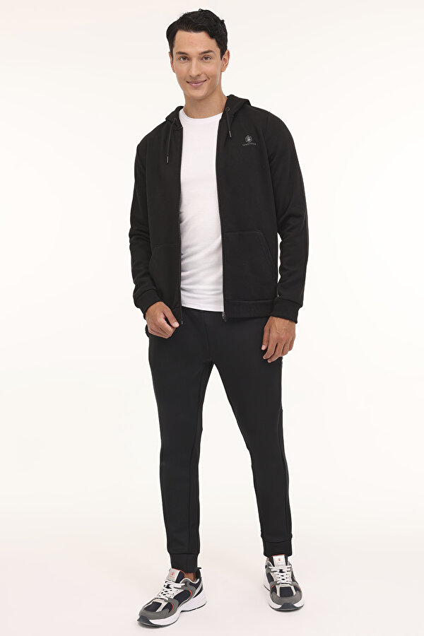 Lumberjack Mb Sn05 Fz Hod 4Pr Черный Мужчина Толстовка На Молнии