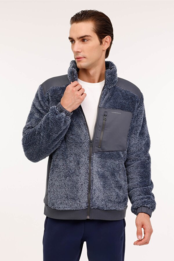 Lumberjack Ml 6 Wbf/Fw24028M 4Pr Синий 003 Мужчина Куртка Тедди