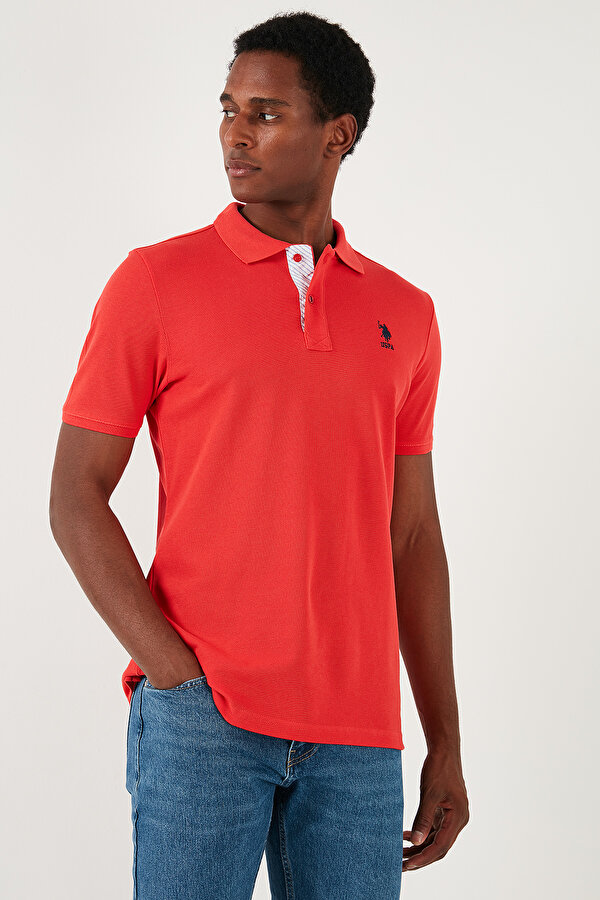 Erkek T Shirt G081SZ0111794832 KIRMIZI