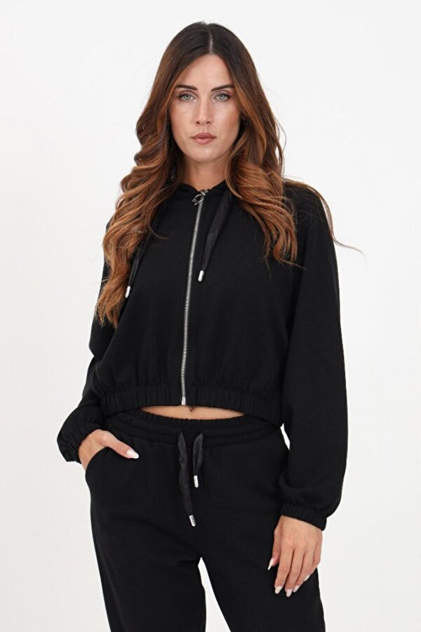 15303845 Onlscarlett L/S Sateen Hood Swt Kadın Hoodie Sweatshirt
