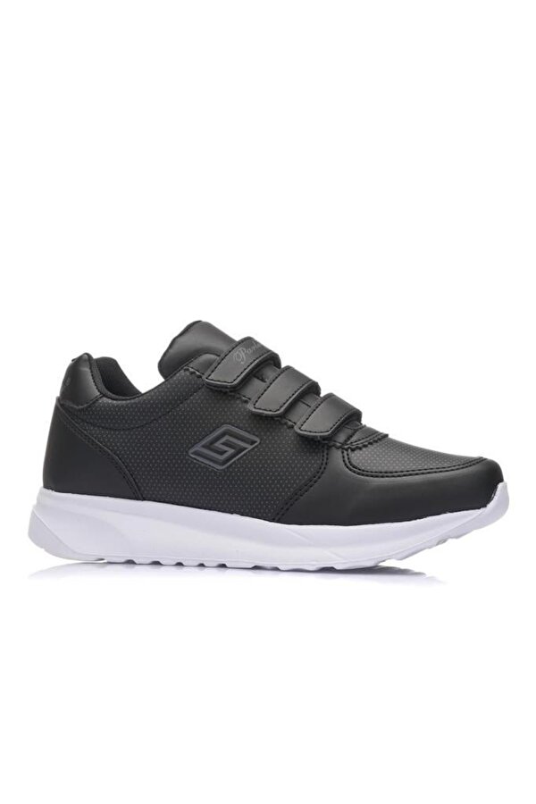 918-24 Deri Cırtlı Anatomik Kadın Sneaker Siyah Beyaz