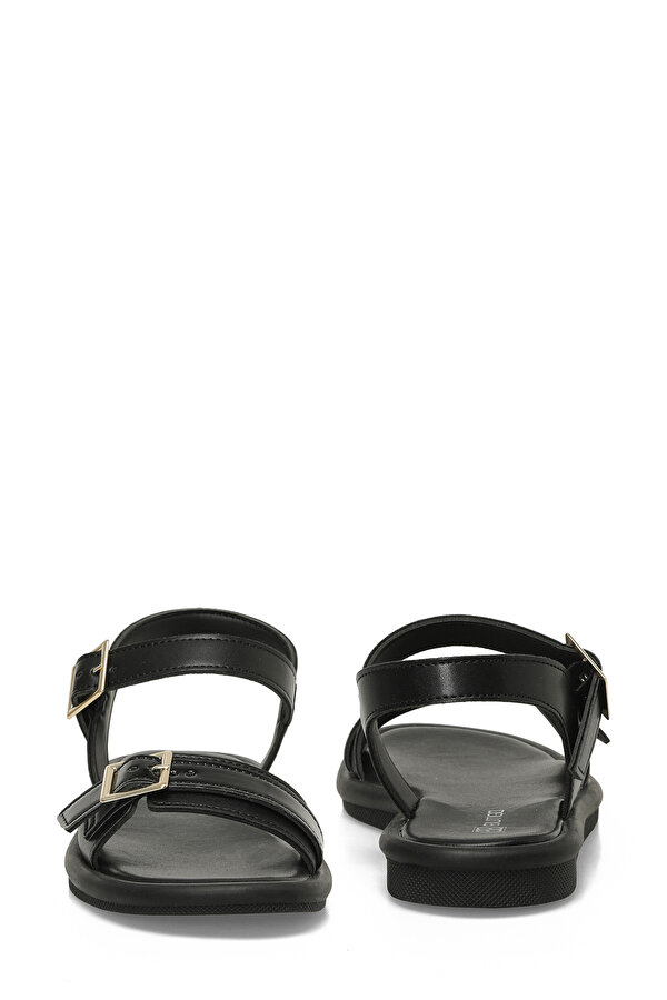 25S-276 5FX Siyah Kadın Düz Sandalet