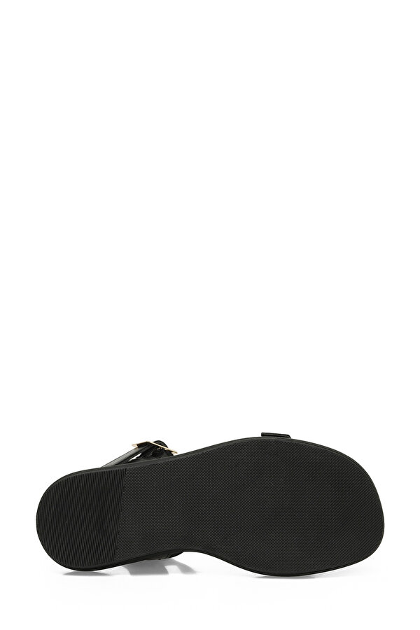 25S-276 5FX Siyah Kadın Düz Sandalet