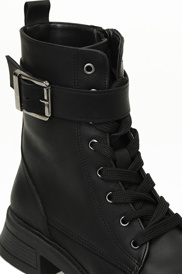 SHARON 4PR Siyah Kadın Düz Bot