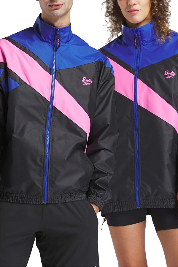 X BARBIE TRACK JAC Siyah Unisex Ceket