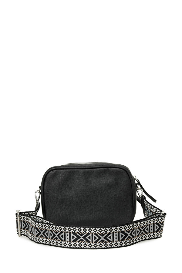 NTRL NKS DTY CPRZ 4PR Siyah Kadın Çapraz Çanta