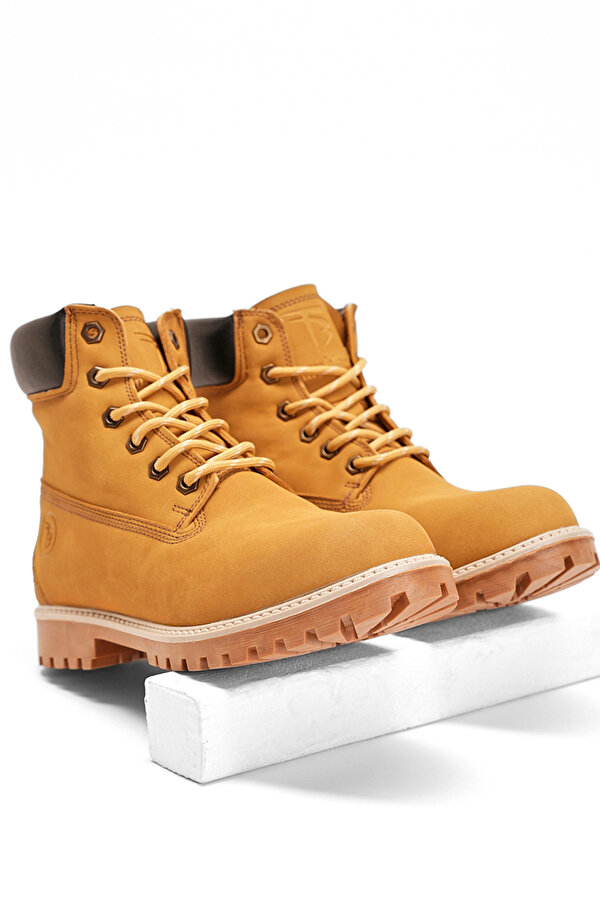Unisex Camel Rahat Kalıp Termo Taban Bot