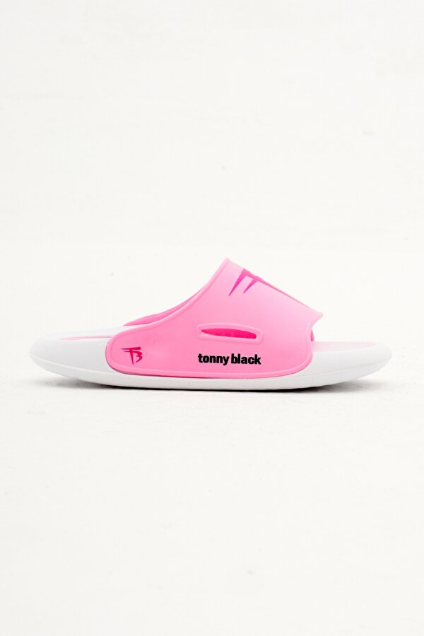 Çocuk Unisex Pembe Poli Taban Logolu Terlik