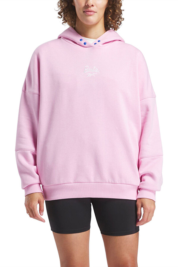 X BARBIE HOODIE Pembe Kadın Sweatshirt
