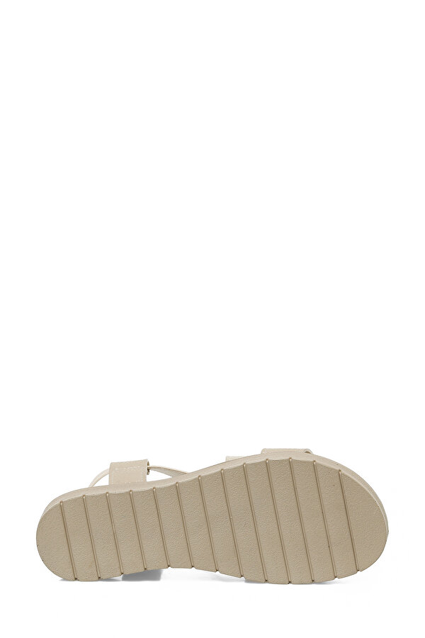 25S-275 5FX Bej Kadın Düz Sandalet