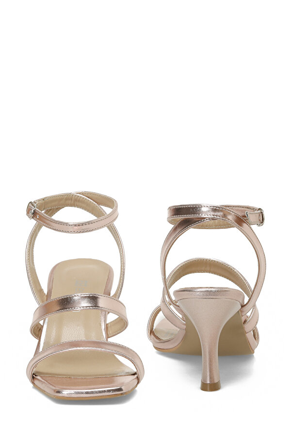 25S-218 5FX Rose Gold Kadın Topuklu Sandalet