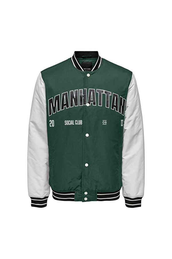 Loui Varsity 23 Erkek Yeşil Hakim Yaka Ceket