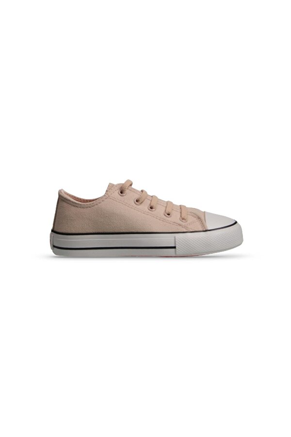 Büyük Erkek Çocuk Sneaker - Bej, Tekstil
