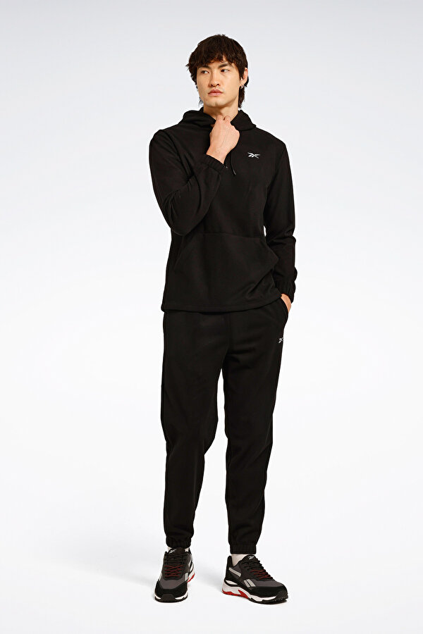 Reebok Id Reebok-F Fleece Hoodie Черный Мужчина Флис