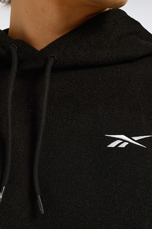 Reebok Id Reebok-F Fleece Hoodie Черный Мужчина Флис