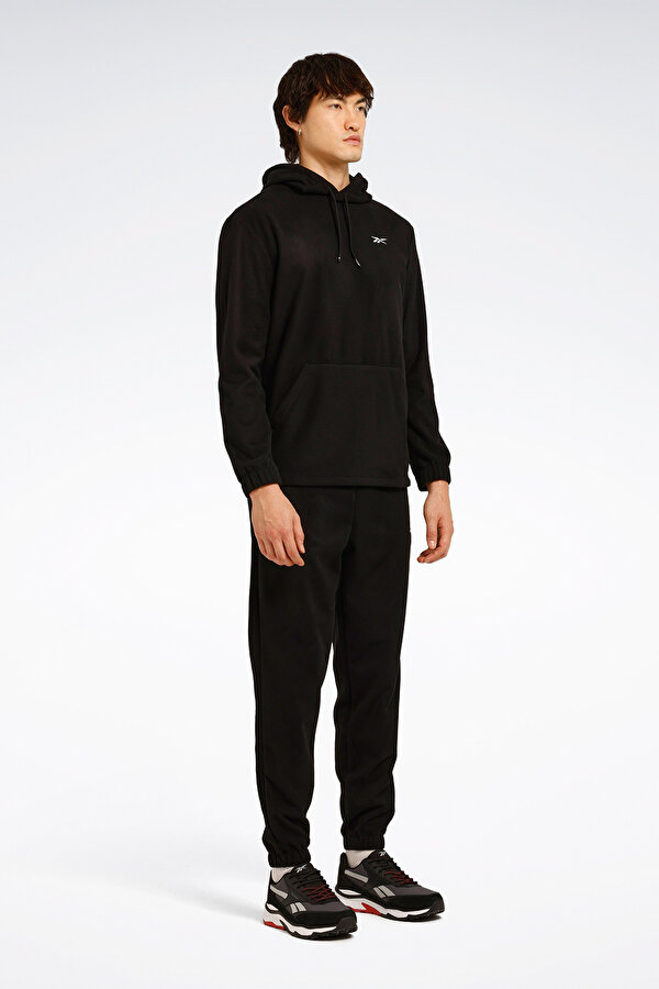 Reebok Id Reebok-F Fleece Hoodie Черный Мужчина Флис