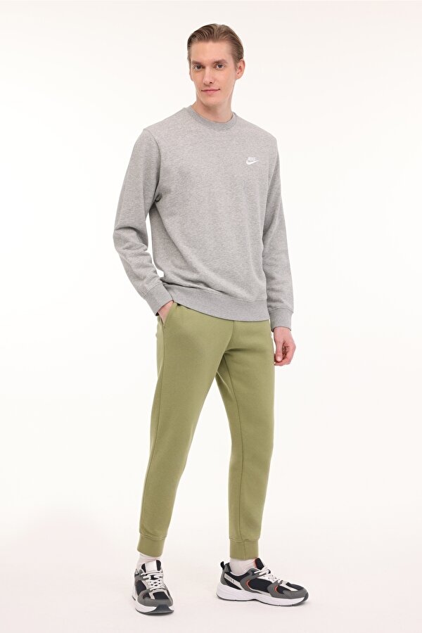 Nike M Nsw Club Crw Ft Серый Мужчина Джемпер